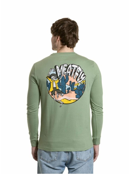 Meatfly Meatfly tricou pentru bărbați cu mânecă lungă Julien Basil Skeleton