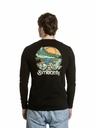 Meatfly Meatfly tricou pentru bărbați cu mânecă lungă Julien Mountains Black