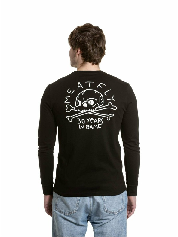Meatfly Meatfly tricou pentru bărbați cu mânecă lungă Judgement 30 Black