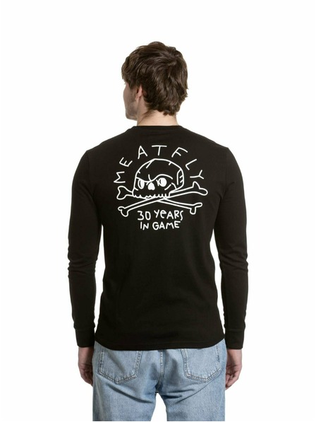 Meatfly Meatfly tricou pentru bărbați cu mânecă lungă Judgement 30 Black