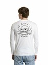 Meatfly Meatfly tricou pentru bărbați cu mânecă lungă Judgement 30 White