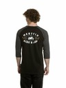 Meatfly Meatfly tricou pentru bărbați cu mânecă lungă Kennedy Raglan Black