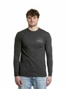 Meatfly Meatfly tricou pentru bărbați cu mânecă lungă Judgement 30 Charcoal Heather | Gri