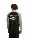 Meatfly Meatfly tricou pentru bărbați cu mânecă lungă Kennedy Raglan Dusty Mint / Black