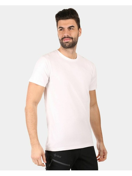 Kilpi Tricou de bumbac pentru bărbați Kilpi PROMO-M Alb