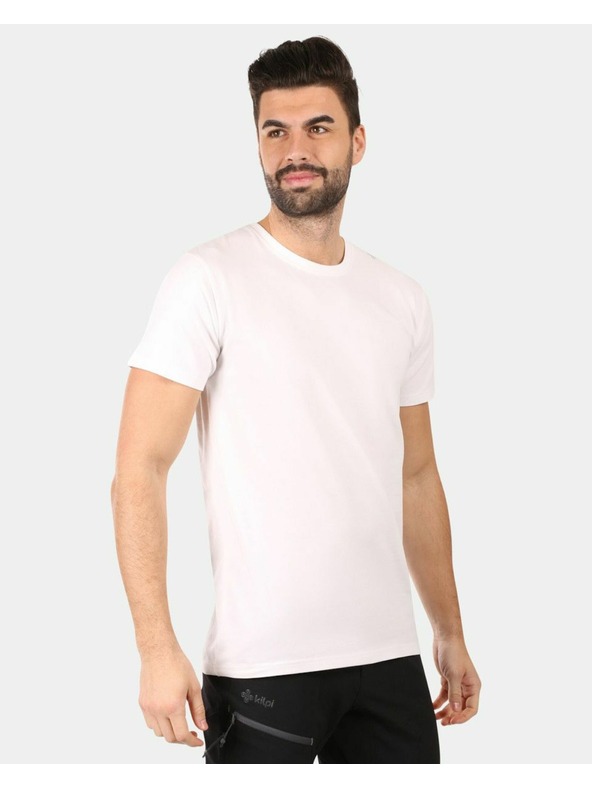 Kilpi Tricou de bumbac pentru bărbați Kilpi PROMO-M Alb