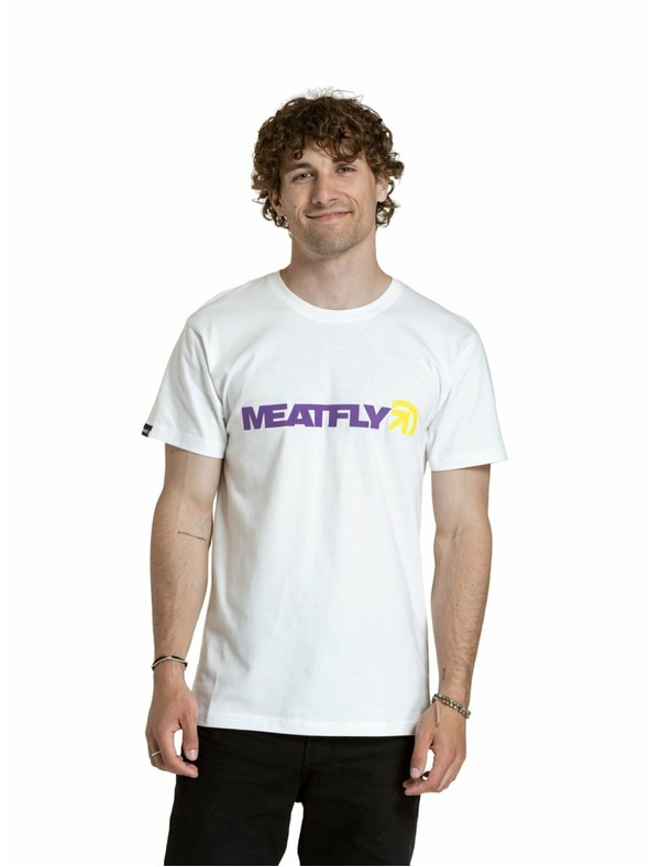 Meatfly Meatfly tricou pentru bărbați Logex Lilac / White
