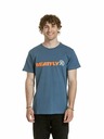 Meatfly Meatfly tricou pentru bărbați Logex Dark Slate | Gri