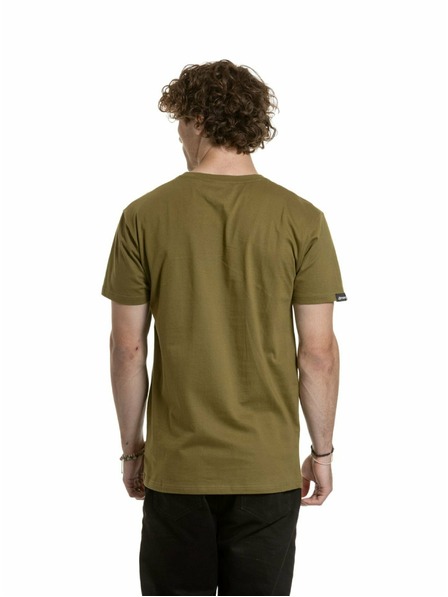 Meatfly Meatfly tricou pentru bărbați Matal Khaki Green
