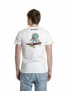 Meatfly Meatfly tricou pentru bărbați Planet White