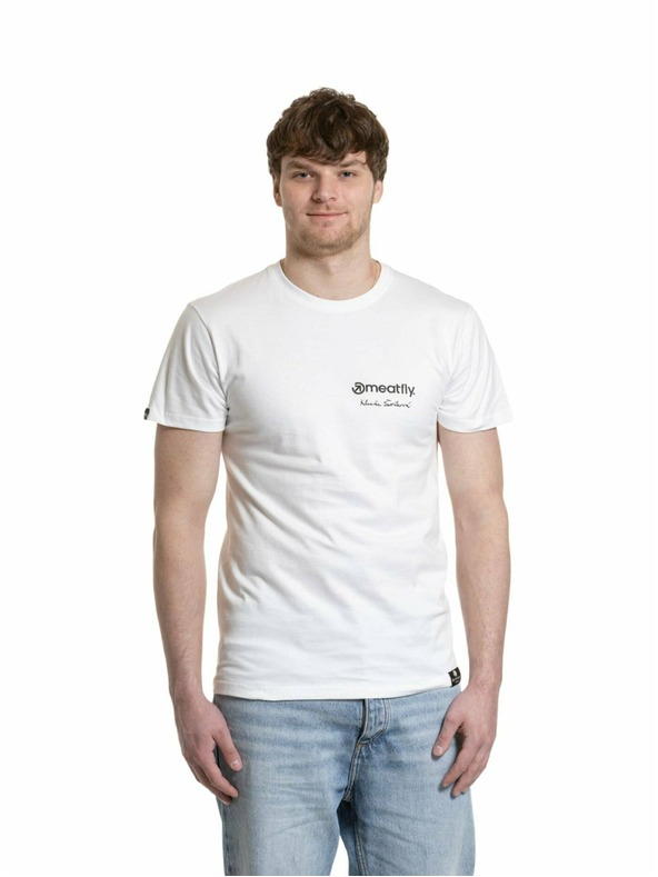 Meatfly Meatfly tricou pentru bărbați Planet White