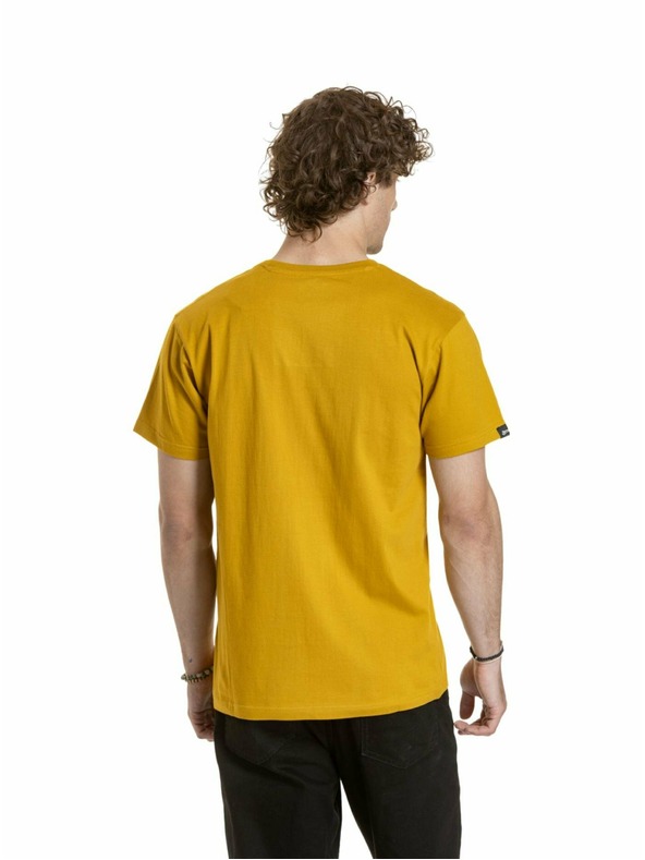 Meatfly Meatfly tricou pentru bărbați MF Logo Mustard