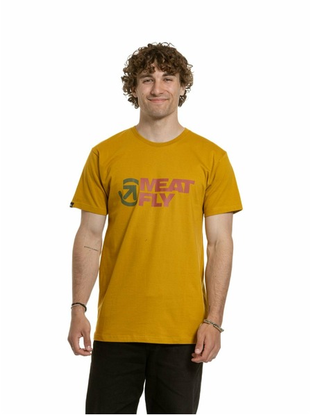 Meatfly Meatfly tricou pentru bărbați Revital Mustard