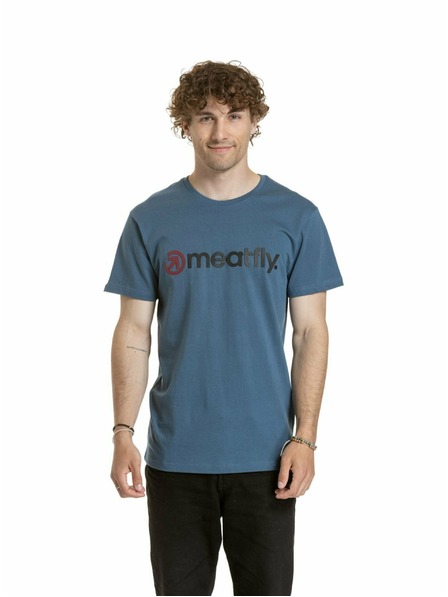Meatfly Meatfly tricou pentru bărbați Joe Ardezie Închisă | Gri