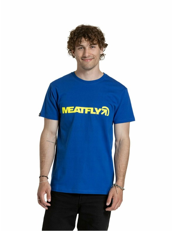 Meatfly Meatfly tricou pentru bărbați Logex Albastru Regal