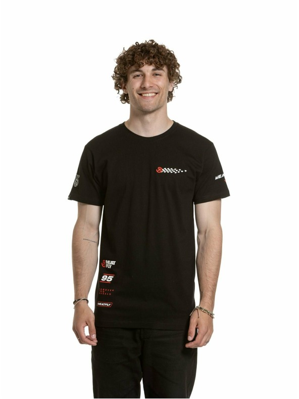 Meatfly Meatfly tricou pentru bărbați Furious Negru