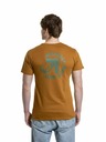 Meatfly Meatfly tricou pentru bărbați Arrow Maro Auriu | Maro
