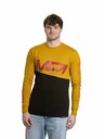 Meatfly Meatfly tricou pentru bărbați cu mânecă lungă Judgement Racing Muștar