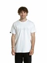 Meatfly Meatfly tricou pentru bărbați Striped Logo Alb | Alb