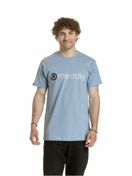 Meatfly Meatfly tricou pentru bărbați Joe Stonewash | Gri