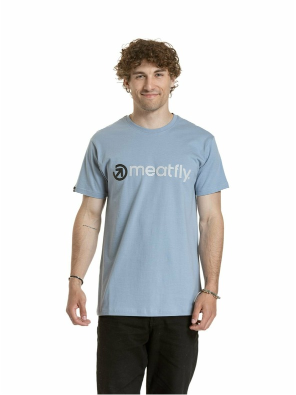 Meatfly Meatfly tricou pentru bărbați Joe Stonewash | Gri
