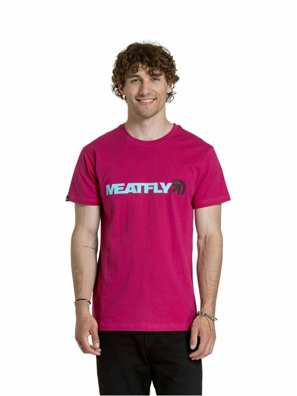 Meatfly Meatfly tricou pentru bărbați Logex Violet Închis