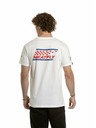 Meatfly Meatfly tricou pentru bărbați Furious Alb