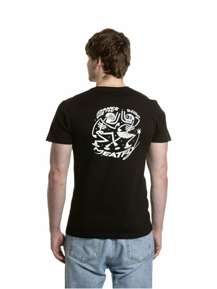 Meatfly Meatfly tricou pentru bărbați Keke Dance Negru