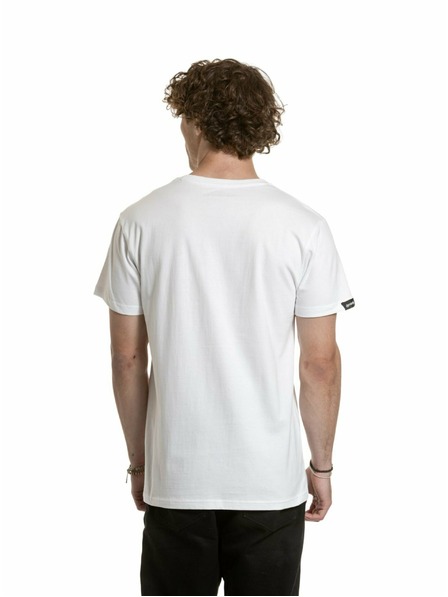 Meatfly Meatfly tricou pentru bărbați Flame Alb