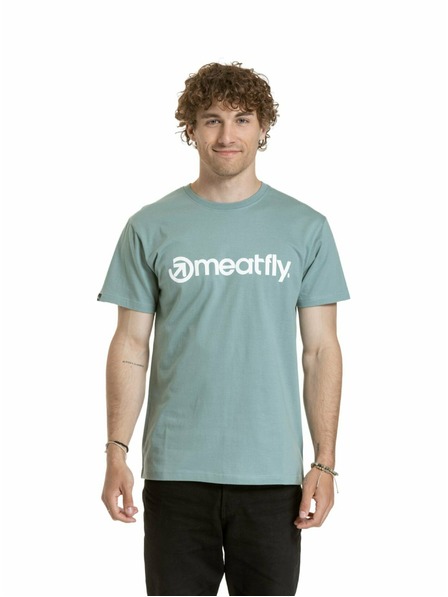 Meatfly Meatfly tricou pentru bărbați MF Logo Mentă Deschisă