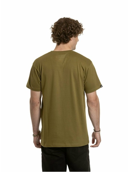 Meatfly Meatfly tricou pentru bărbați Revital Verde Kaki