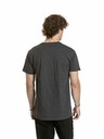 Meatfly Meatfly tricou pentru bărbați Striped Logo Gri Mistic | Gri