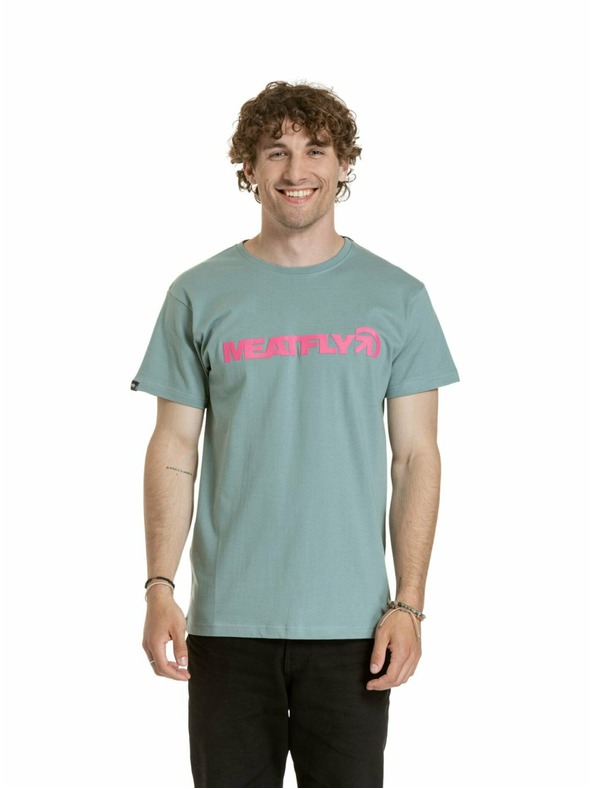 Meatfly Meatfly tricou pentru bărbați Logex Mentă Deschisă