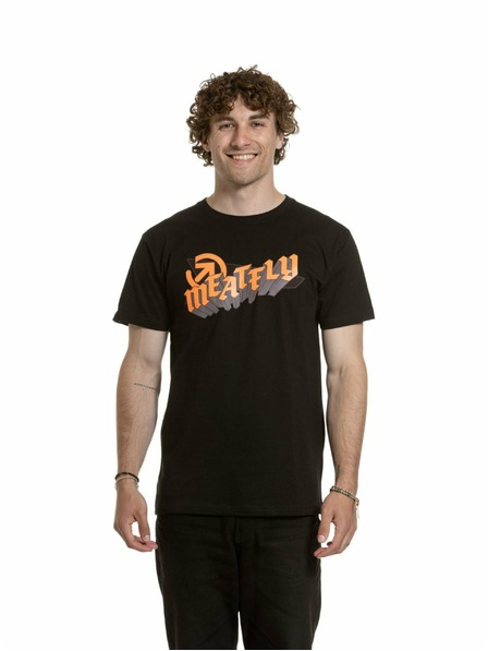 Meatfly Meatfly tricou pentru bărbați Matal Negru
