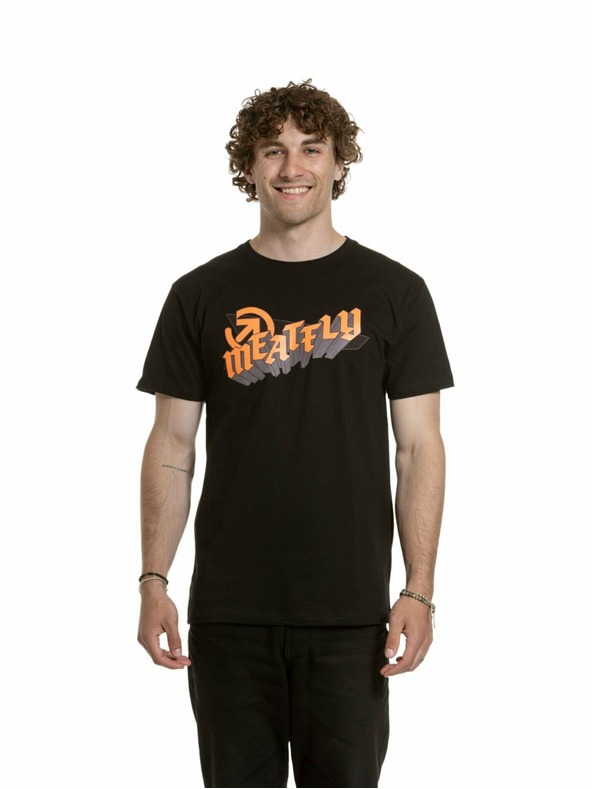 Meatfly Meatfly tricou pentru bărbați Matal Negru