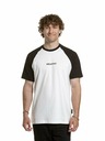 Meatfly Meatfly tricou pentru bărbați Ozzy Raglan Alb / Negru