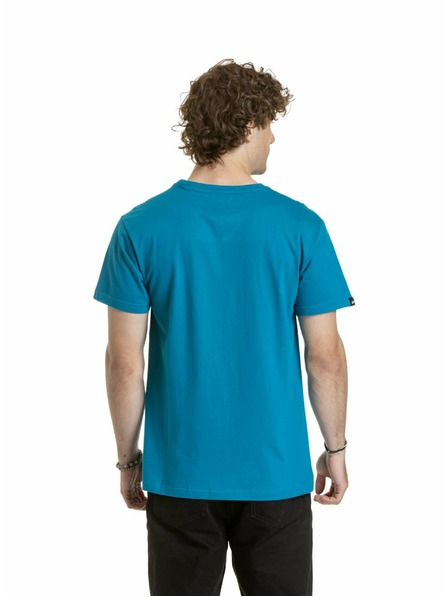 Meatfly Tricou Meatfly pentru bărbați MF Logo Funky Blue