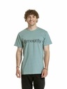 Meatfly Tricou Meatfly pentru bărbați Striped Logo Dusty Mint