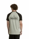 Meatfly Tricou Meatfly pentru bărbați Ozzy Raglan Mossy Green / Black