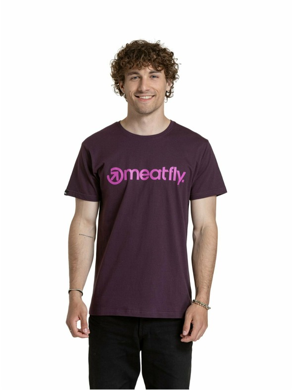 Meatfly Tricou Meatfly pentru bărbați MF Logo Blackberry