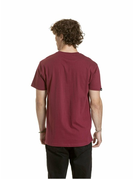 Meatfly Tricou Meatfly pentru bărbați Joe Dark Wine | Roșu