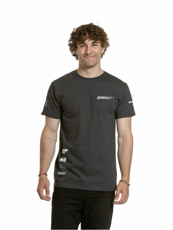 Meatfly Tricou Meatfly pentru bărbați Furious Charcoal Heather | Gri
