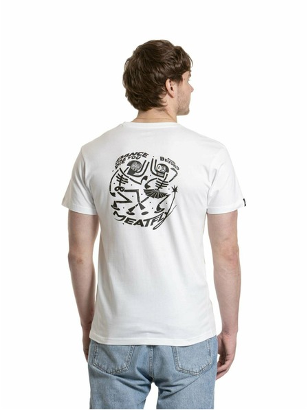 Meatfly Tricou Meatfly pentru bărbați Keke Dance White