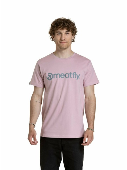 Meatfly Tricou Meatfly pentru bărbați MF Logo Mulberry