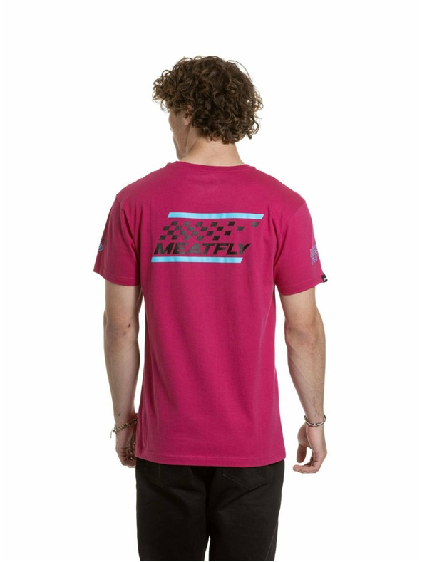 Meatfly Tricou Meatfly pentru bărbați Furious Dark Violet