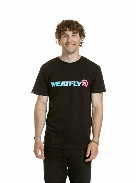 Meatfly Tricou Meatfly pentru bărbați Logex Black