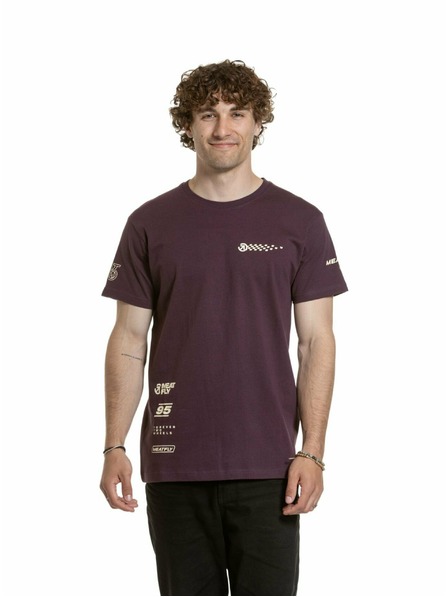 Meatfly Tricou Meatfly pentru bărbați Furious Blackberry | Roșu