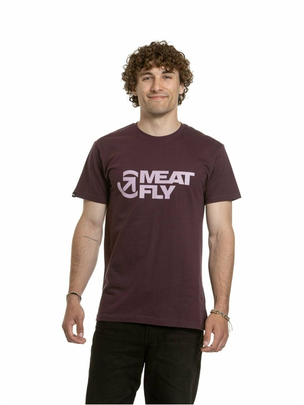 Meatfly Tricou Meatfly pentru bărbați Revital Blackberry