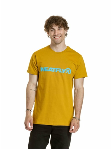Meatfly Tricou Meatfly pentru bărbați Logex Mustard