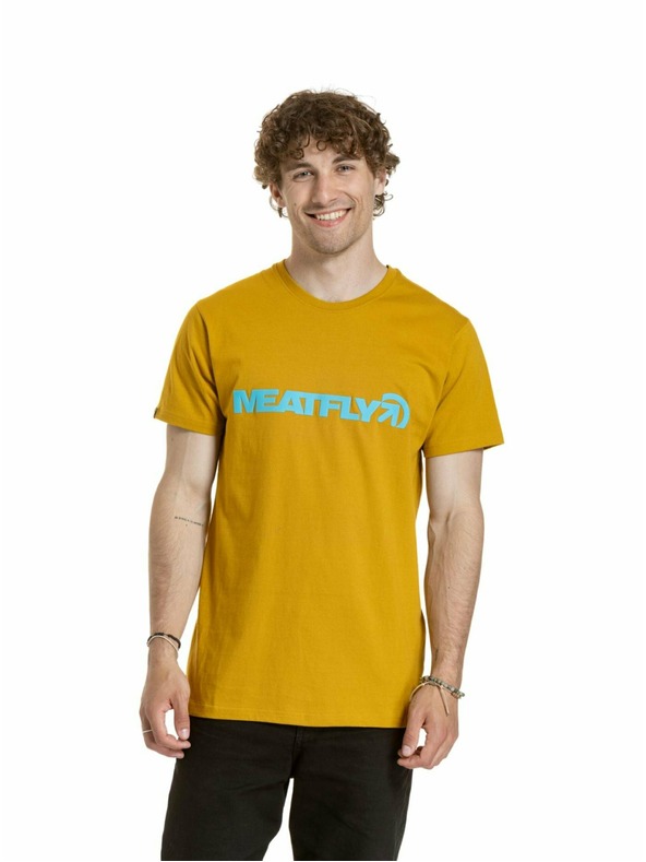 Meatfly Tricou Meatfly pentru bărbați Logex Mustard